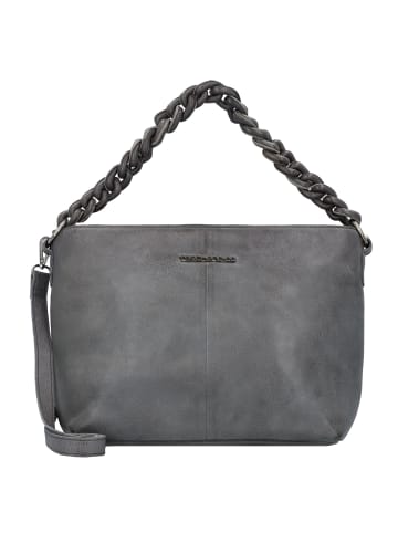 TASCHENDIEB Coburgbastei 1 Schultertasche Leder 30 cm in smokey grey