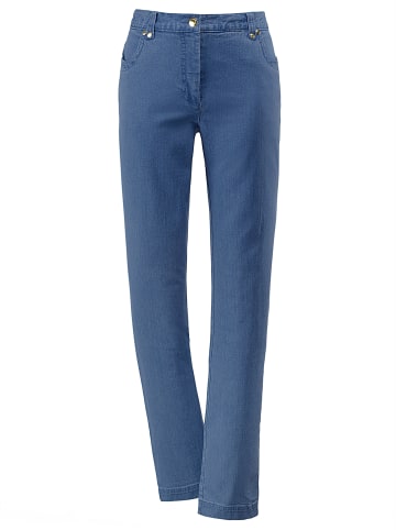 WITT WEIDEN Stretch-Jeans in blue-bleached