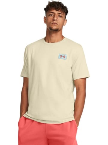 Under Armour T-Shirt "Ua Color Block Logo Lc" in Braun