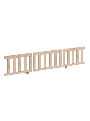 58 aufm Kessel HAUSBETT Kapua 90x200 mit Rausfallschutz Kiefer Massivholz Natur