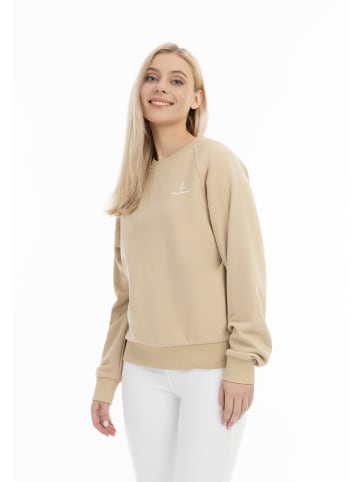 DreiMaster Maritim Sweatshirt Mit Rundhals in Beige