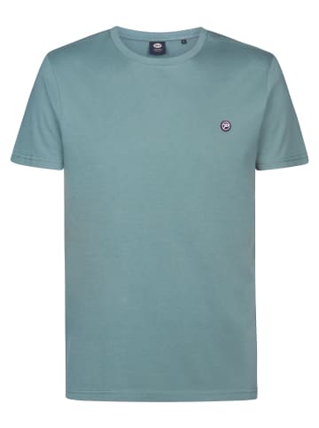 Petrol Industries T-Shirt mit Logo Windward in Grün