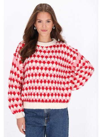myMo Sweater in red multicolor