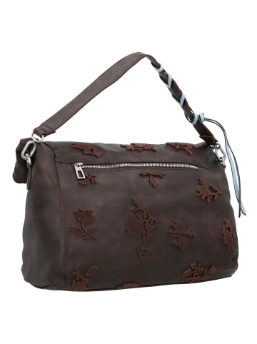 Desigual Stencil Loverty 3.0 Schultertasche 29.5 cm in braun