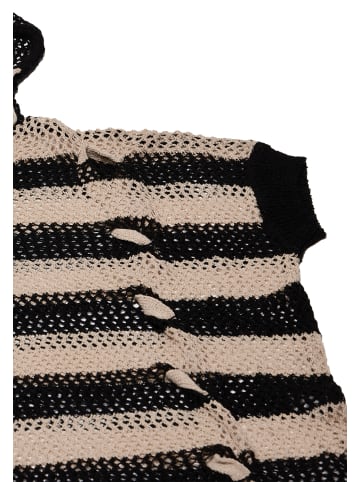 NALLY Strickpullover in Schwarz Beige