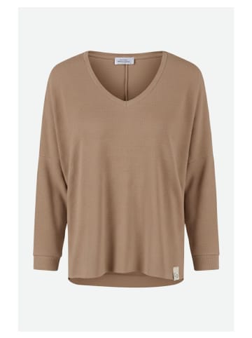 Cotton Candy Langarmshirt in wood melange