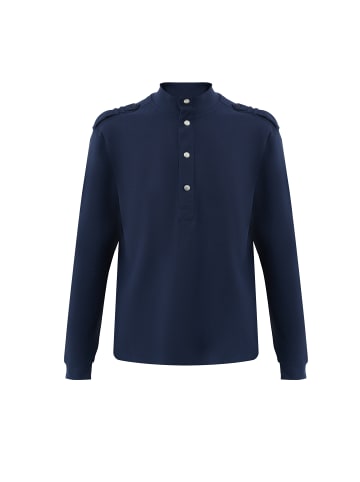 Finn Flare Langarmshirt Basic in dark blue