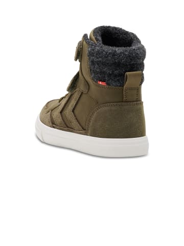 Hummel Klettverschluss Stiefel Stadil Winter Kinder in DARK OLIVE