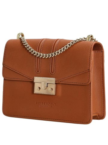 Seidenfelt Roros - Schultertasche 21 cm (gold) in caramel
