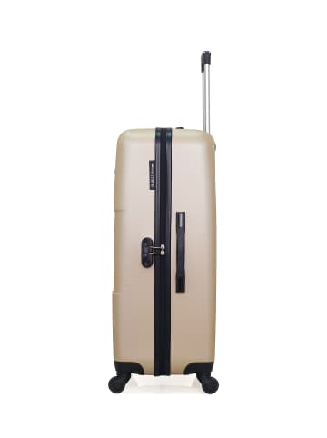 BlueStar Großer Hartschalenkoffer MIAMI in Beige (95L)