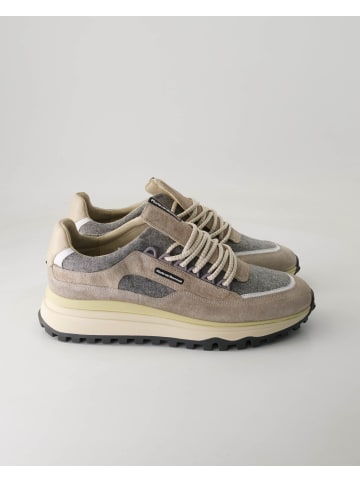 Floris van Bommel Sportliche Schnürschuhe in Beige