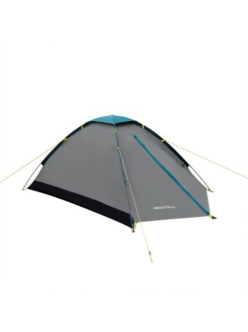 COFI 1453 Nils 2-Personen Campingzelt mit Moskitonetz Zelt für Wanderungen & Kur in Grau