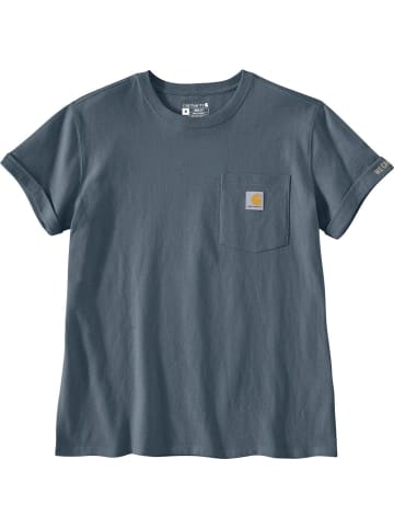 CARHARTT  Shirt "Dearborn Loose Rosie T-Shirt" in Blau
