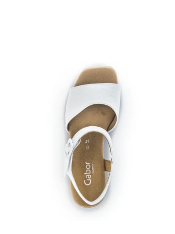 Gabor Comfort Plateau Sandale in weiss