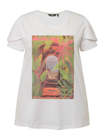 Ulla Popken Shirt in schneeweiß