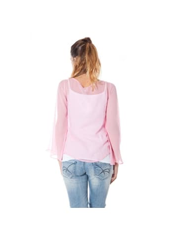 Phard Pink Rosa Seide Damen T-Shirt