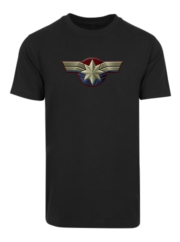 F4NT4STIC T-Shirt Marvel Captain Marvel Chest Emblem in schwarz