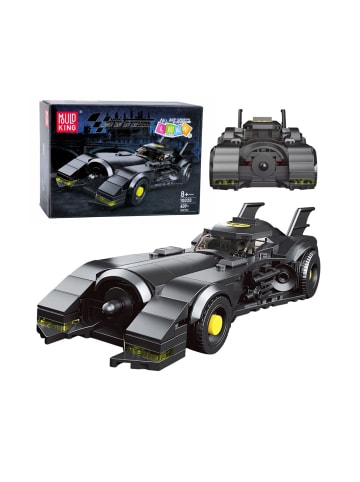 Wisam® Superhelden Rennwagen Bausteine Schwarz 409 Teile