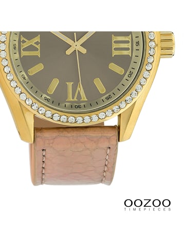 Oozoo Analog-Armbanduhr Oozoo Timepieces rosegold groß (ca. 40mm)