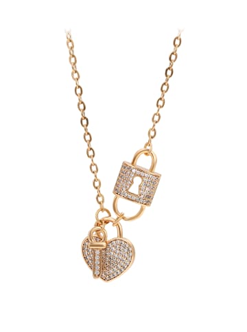 faina Necklace in Rose Gold