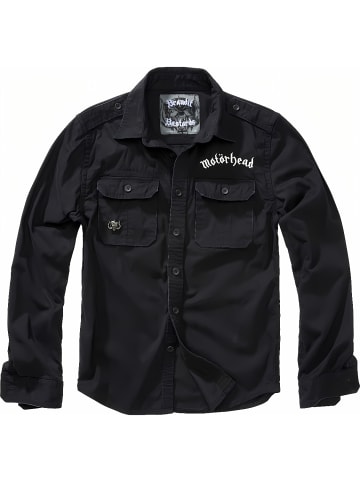 Brandit Hemd "Motörhead Vintage" in Schwarz