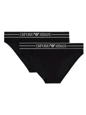 Emporio Armani 2er Pack Slip in Schwarz
