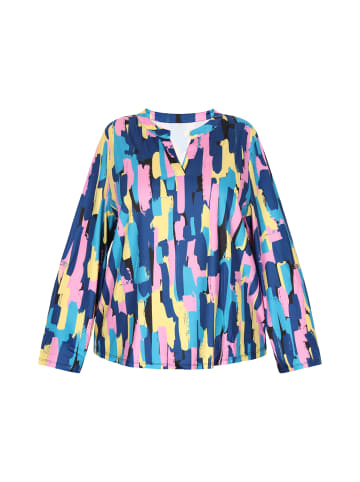 myMo Plus Size Blouse in Blue