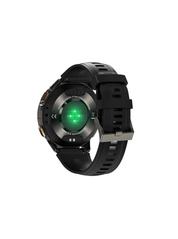 Maxcom Smartwatch FW110 Titan Chronos – Mit 1,32-Zoll-Display, robustem in Schwarz