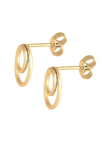 Elli Ohrringe 925 Sterling Silber Kreis in Gold