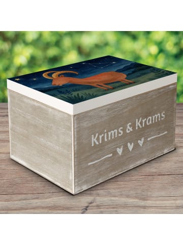 Mr. & Mrs. Panda Box Sternzeichen Steinbock Design ohne Spruch in Weiß