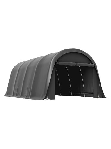 Outsunny Carport,300cm x 600cm x 266cm,grau