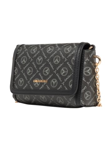 Carlo Colucci Umhängetasche Delia in Schwarz