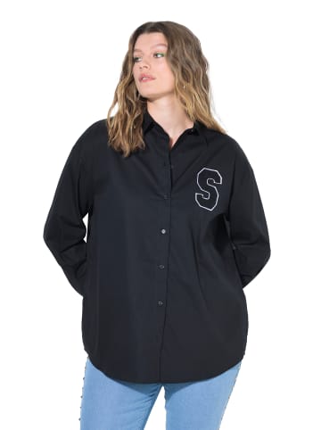 Studio Untold Hemdbluse in schwarz