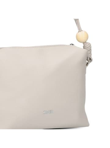 Zwei Perla Schultertasche 27 cm in cappuccino