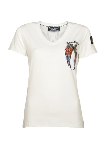 Roberto Geissini Colour Wings T-Shirt Weiß