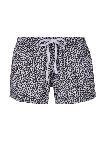 VIVANCE DREAMS Schlafshorts in helllila-schwarz