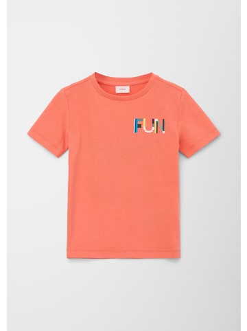 s.Oliver T-Shirt kurzarm in Orange