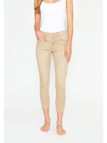 ANGELS  7/8 Jeans Jeans Ornella mit Organic Cotton in beige