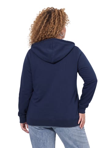 Ulla Popken Sweatjacke in marine