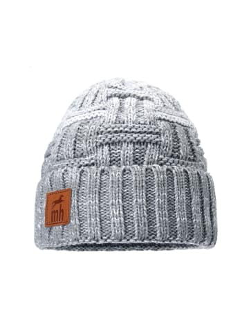 mh michael heinen mh michael heinen Wintermütze in grau-weiß