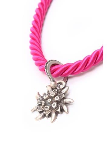 Allgäu Rebell Dirndlkette " Marlene " in rosa
