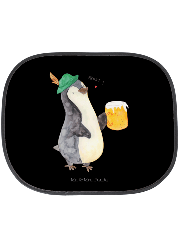 Mr. & Mrs. Panda Sonnenschutz Auto Pinguin Bier ohne Spruch in Schwarz