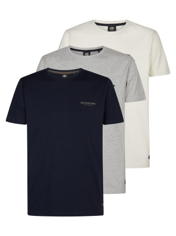 Petrol Industries 3er-Pack T-Shirts Smoky Hill
