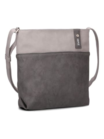 Zwei Jana Umhängetasche 29 cm in nubuk stone