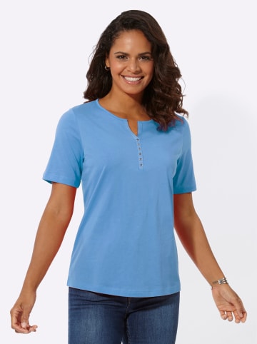 WITT WEIDEN Kurzarmshirt in himmelblau