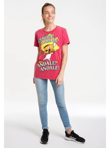 Logoshirt T-Shirt Looney Tunes - Speedy Gonzales in rot