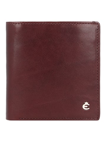 Esquire Toscana Geldbörse RFID Schutz Leder 9 cm in coffee