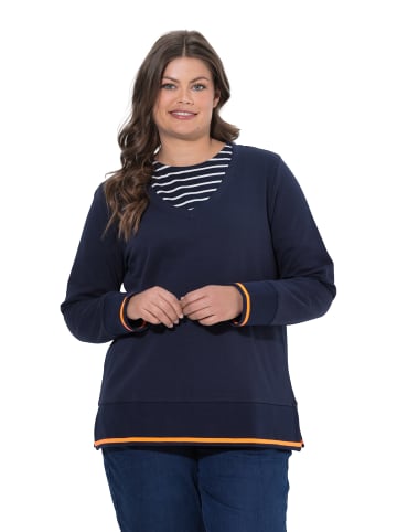 LAURASØN Sweatshirt in marine
