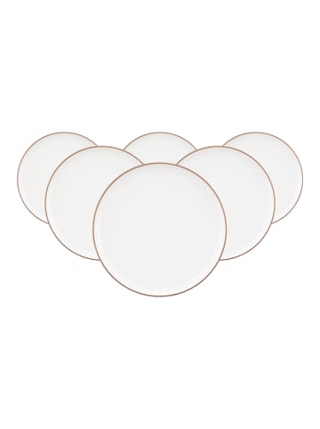 Seltmann Weiden 6er Set Frühstücksteller Sento Home Pure Lines in ø 21,4 cm in Cocoa Brown