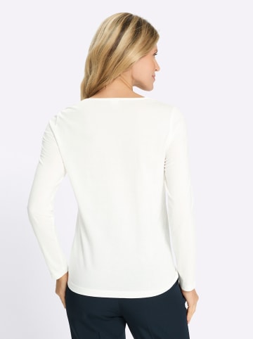 Sieh an! Langarm-Shirt in ecru